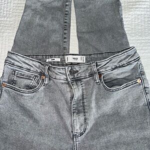 Mango Women's High Rise Gray Jeans